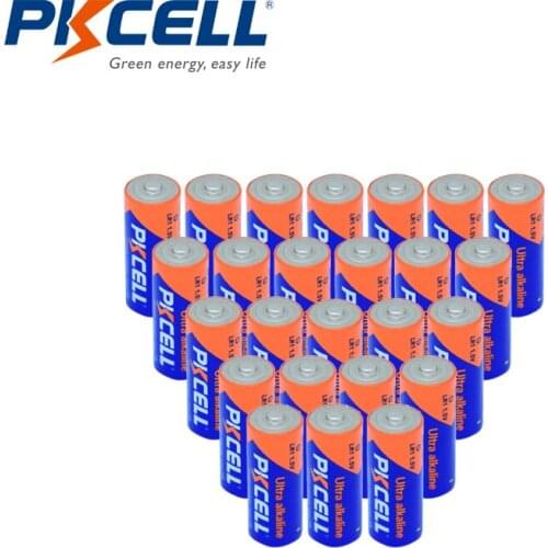 25PCS PKCELL Ultra Alkaline Batteries E90 N LR1 MN9100 910A 1.5V Size N Alkaline Battery Dry and primary batteries for Bluetooth