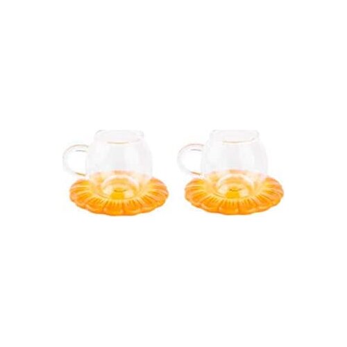 TANTİTONİ Sun Plated Borosilicate Cup Set 100ML