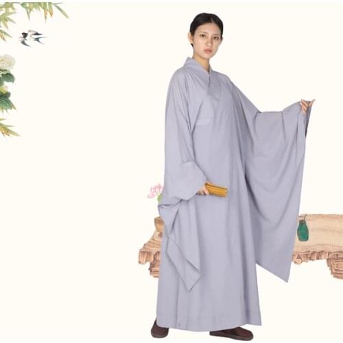 Buddhist monk robes female uniform zen clothing shaolin monk clothes buddhist monk costume women TA531