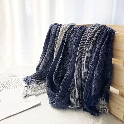 Women Spring Autumn Scarves Ladies Wraps Female 2019 Fall Scarf Ladies Gradient Color Scarves Shawl