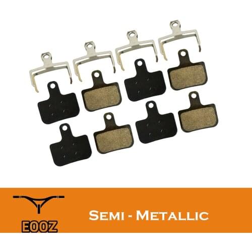 4 Pair Semi - Metallic bicycle DISC BRAKE PADS for AVID DB1 DB3 DB5 / SRAM LEVEL TL & T