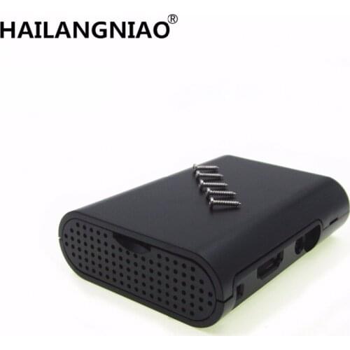 5pcs Raspberry Pi 3 Model B Plus & Raspberry Pi 3 2 Black Case Cover Shell Enclosure Box ABS box