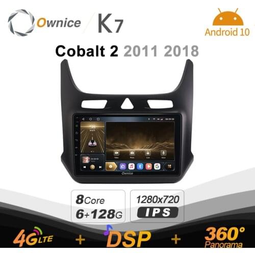 Ownice K7 Android 10.0 Car Radio Stereo for Chevrolet Cobalt 2 2011 2018 4G LTE 360 2din Auto Audio System 6G+128G SPDIF