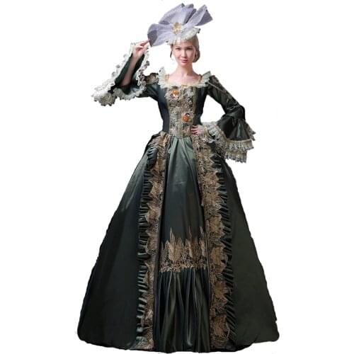 Shakespeare Elegant European Court Show Serve Stage Dress Noble Style Group Party Party Serve Portrait Suit-dress