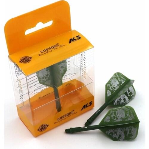 CUESOUL 3pcs Dart Flights With Shafts Together Integrated Feather Leaves Soft In-one Durable Anti-fall Dart Accessories