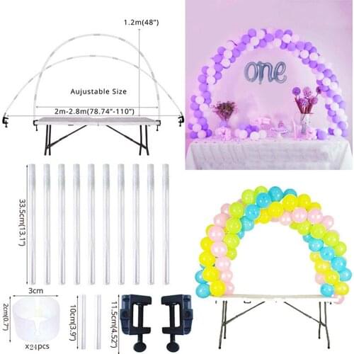 Balloons Holder Column Stand Kit Birthday Party Balloon Chain Table Balloon Arch Kits Ballon Accessories For Wedding Decoration