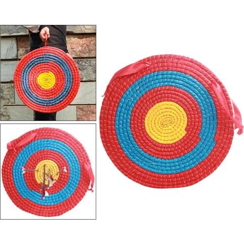 Diameter 50cm Compound Bow Shooting Target Bow Recurve Grass Target Archery Straw Products Target Bow And Arrow Shooting Target