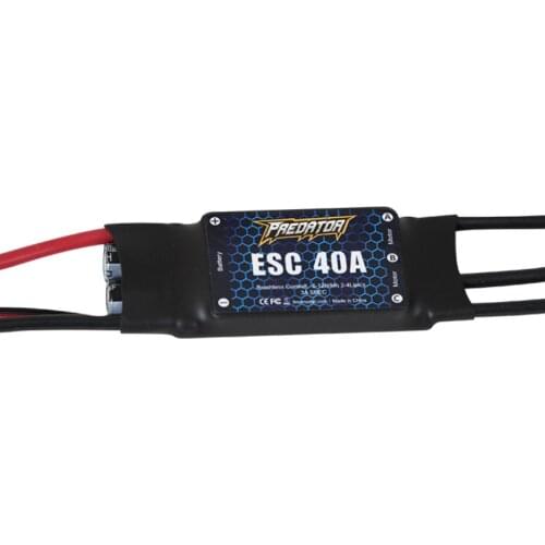 FMS 1400mm 1.4m Cessna 182 / Kingfisher / J3 40A ESC Speed Control Burshless with 3A SBEC Predator RC Airplane Model Plane Parts