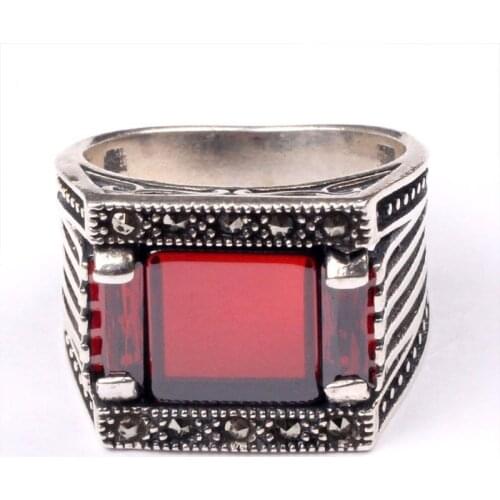 Handmade Mans Zircon Gemstone Ring, Mans 925 Silver Ring, Zircon Ring, Silver Handmade Ring,Zircon Ring, Sterling Silver Gift