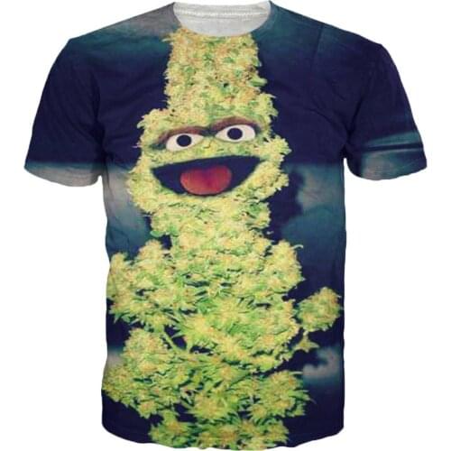 Summer 3D T-shirt Men/women Short-sleeved Round Neck Casual T Shirt Oscar The Nug Printed Fashion Cartoon Tops Tees