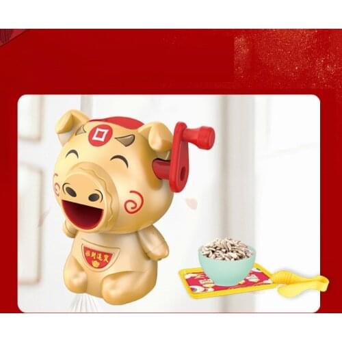 Cute Melon Seed Peeling Machine Sunflower Seeds Shelling Opener Pig Shape Desktop Ornaments Decoration Nut Peeler Kitchen Tool