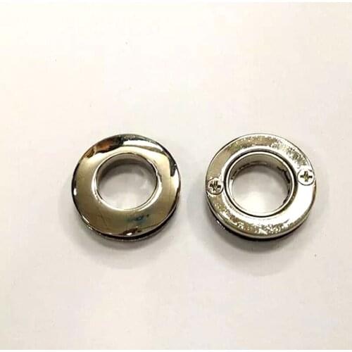 Dia.14mm Nickel Alloying Grommet Eyelet 30pcs metal eyelet with screw