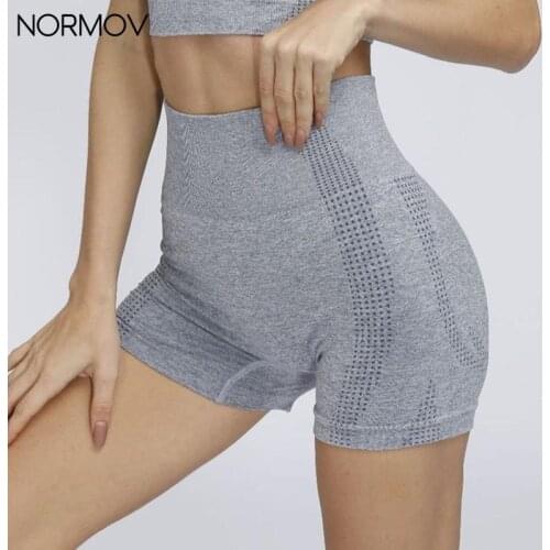 NORMOV Women's High Waist Shorts