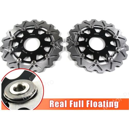 2PCS CNC Floating Disk Front Brake Disc Rotor For Kawasaki Z1000SX 2011 - 2015 ABS Z 1000 SX Z1000 1000SX 2012 2013 2014