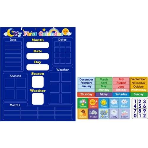 Weather Calendar Magnetic Board Whole Brain Development Wisdom Learning Enlightenment Creative Children Toys Drop Ship