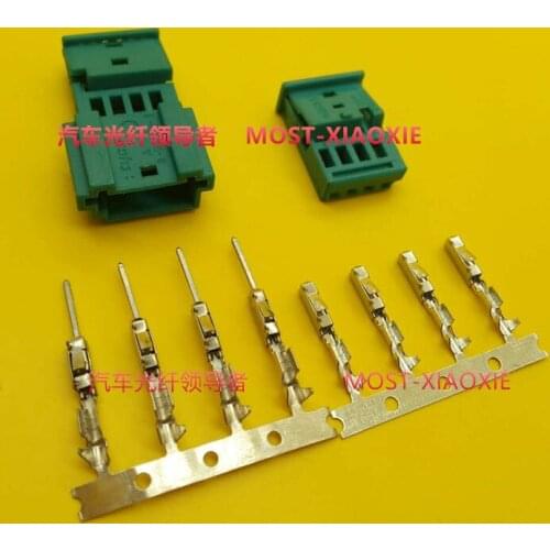 Apply to automobile Door lamp Atmosphere lamp Tachograph Rain sensation 4P hole needle Foot lamp Plug harness connector