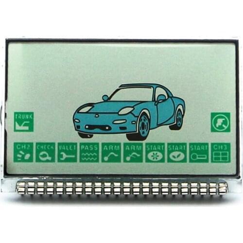 NFLH A9 LCD Display Screen For Russian Version Two way Car Alarm System Starline A9 lcd Remote Controller Keychain Key Fob