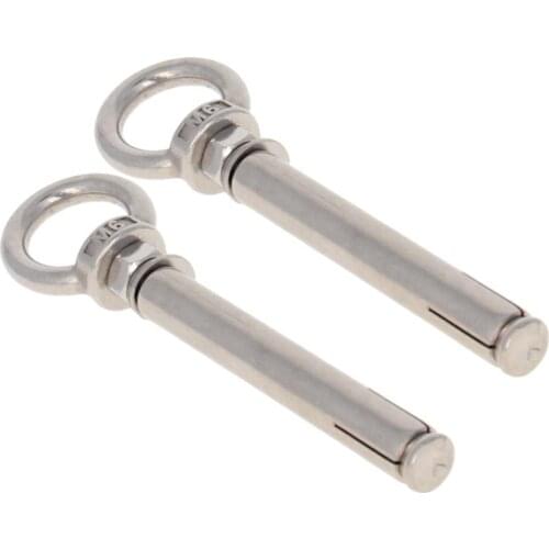 MroMax Expansion Ring for Steel Wire Stainless Steel M6*50/M6*60/M6*70/M6*80/M6*100mm Total Length 70/80/90/100/120mm 1/2/4/5pcs