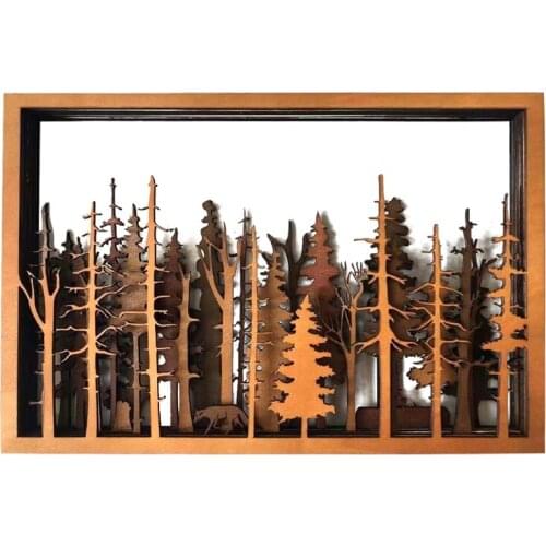 Wide Intricate Woods Wooden Wall Hanging Ornament Pendant Mysterious Hanging M17D