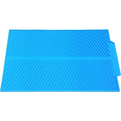 Kitchen Silicone Dish Draining Mat Pot Holder Drying Mat Countertop Placemat For Oven Backing Tray And Cookware