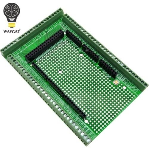 SUQ Double-side PCB Prototype Screw Terminal Block Shield Board Kit For MEGA-2560 Mega 2560 R3 Mega2560 R3