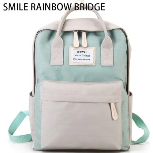 Улыбка радуги мост Large Women's Bags