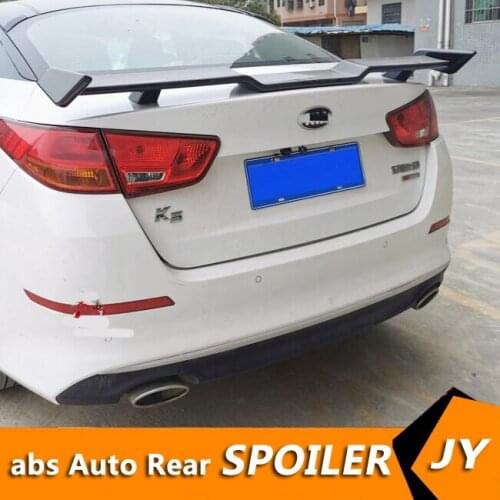 For Optima Sedan Universal TF Spoiler 2011-2019 Optima K5 Spoiler ABS plastic Material Car Rear Wing Color Rear Spoiler