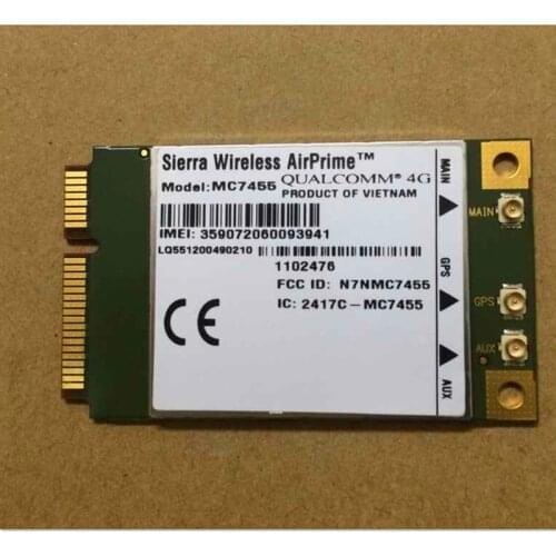 In stock！Sierra Wireless MC7455 4G LTE Cat-6 module GNSS For Dell Latitude E7240/ZBT WG3526 Router GPS, GLONASS, Beidou Galileo