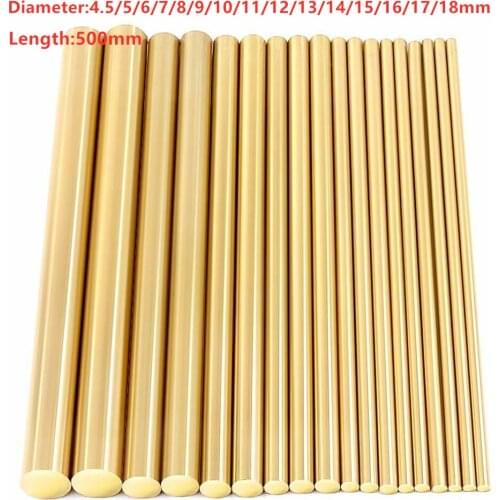 Brass Round Bar/Rod - Diameters 4.8mm to 10mm - Different lengths/Quantity- Modelmaking
