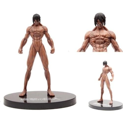 15cm Anime Attack On Titan Figure Eren Yeager Founding Titan Giant Doll Action Figures PVC Collectiable Model Toys For Children