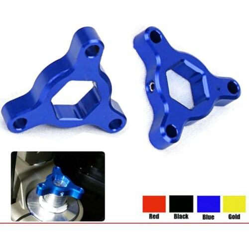 Motorcycle Accessories 14mm Aluminum Suspension Fork Preload Adjusters For Kawasaki ZX6R / ZX636R / ZX6RR 2003-2004