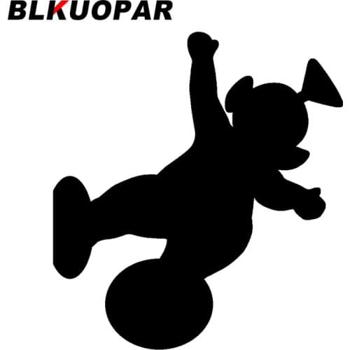 BLKUOPAR for Skating Teletubbies Car Sticker Fashionable Decals Car Accessories Sunscreen Scratch-Proof Laptop Windows Decor