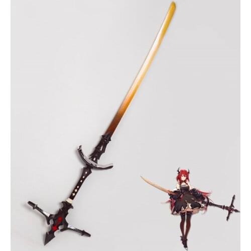 Game Arknights Surtr PVC Cosplay Prop Sword Horns Guard Surtr Cosplay Accessories Prop Headwear Weapons for Halloween Carnival