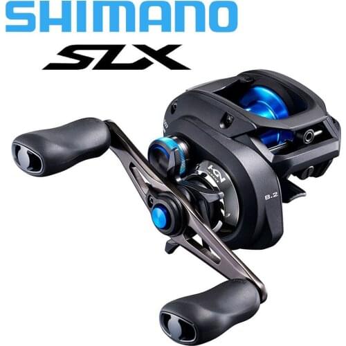 SHIMANO Baitcasting Reel SLX Low Profile 3+1BB 6.3:1/7.2:1/8.2:1 HAGANE BODY Centrifugal Brake System Fishing Coil Spool