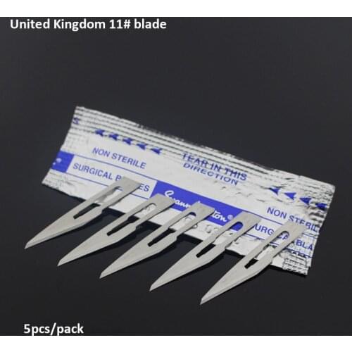 Blade UK 11 12 15# Mobile Phone Repair Blade Carbon Steel Surgical Blade with Handle Cleaning Glue DIY Cutting Tool Kit