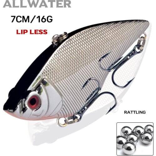 LINGYUE 7cm 15.5g Hard vib Fishing Lure deepwater Crankbait Wobbler Isca Artificial Bait 3D Eyes Leurre For Trout Bass