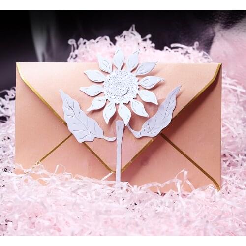 Metal Knife Die for Sunflower Flowers Home Decoration Art Decal Cutting dies plants DIY Gifts