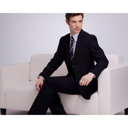 Genuine spring and summer mens suits business marriage ceremony of mens Korean version of the British Slim suit