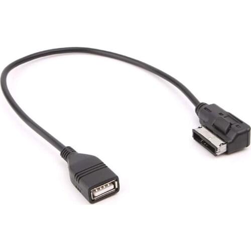 New 1 Pc AUX Media Interface USB Female Audio Adapter Cable AMI Fit for Mercedes Fit for Benz Auto Car Accessories
