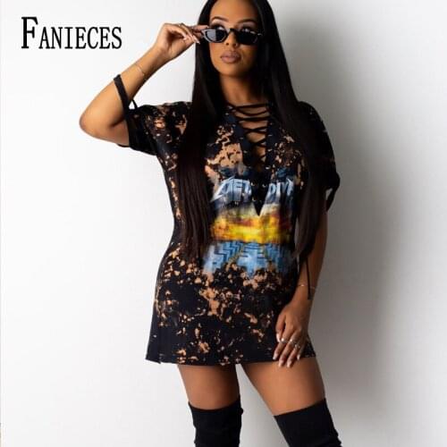 2020 New Fashion Women Bodycon Short Sleeve dresses Ladies O neck Bandage Pattern Printed Party Club Summer Short Mini Dress