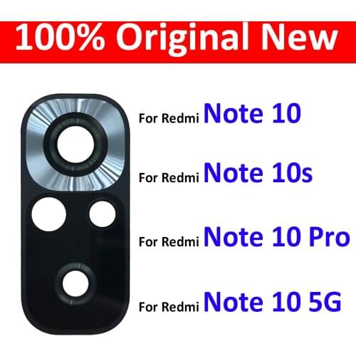 New Camera Glass For Redmi Note 10 / Note 10 Pro / Note 10s Rear Back Camera glass Lens With Glue Adhesive