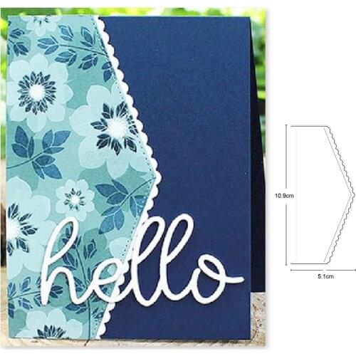 Frame background Metal Cutting Die Stencil for DIY Embossing Paper Photo Album Cards Making Scrapbooking Cut Mould Dies