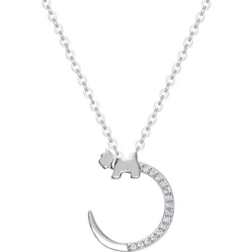 REETI New Arrivals 925 Sterling Silver Dog Necklaces & Pendants For Women Fashion sterling-silver-jewelry