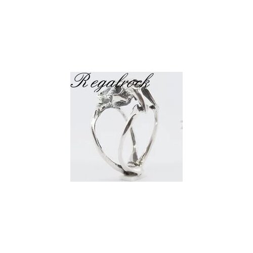 Regalrock Cute 3D Tiger Skull Tooth Cranium Sabre Wulf La Brea Tar Pits Smilodon Ring