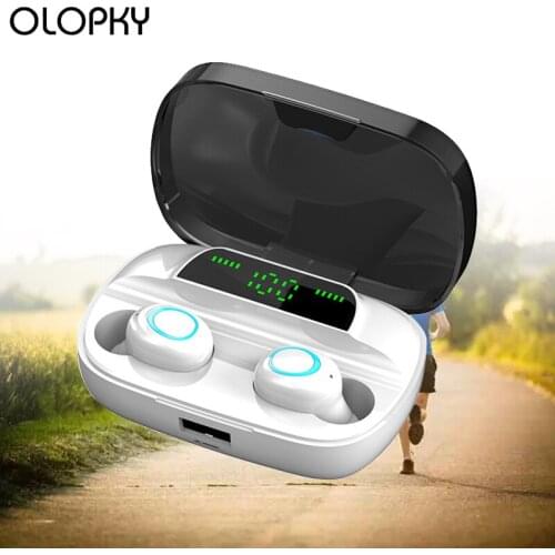 S11 Wireless 3500mAh Power Bank Waterproof Sport Headphones Bluetooth 5.0 Earset With Led Display Earbuds With Micphone Earsets