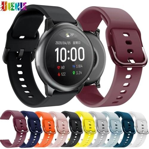 Silicone Strap For Haylou Solar LS05 Smart Watch Sport Wristband For XiaoMi Anti-sweat Wrist Strap Bracelet Watchband Correa