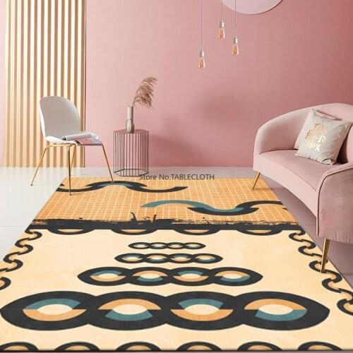 Nordic Living Room Carpet Coffee Table Mat Simple Modern Bedroom Bedside Mat Mat Household Easy-care Mat