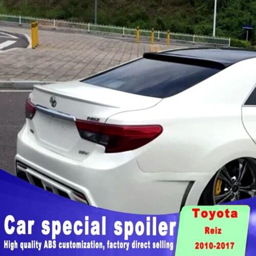 Rear window roof Speed spoilers mark X Reiz 2010 to 2017 years High Quality ABS Material by primer Paint color