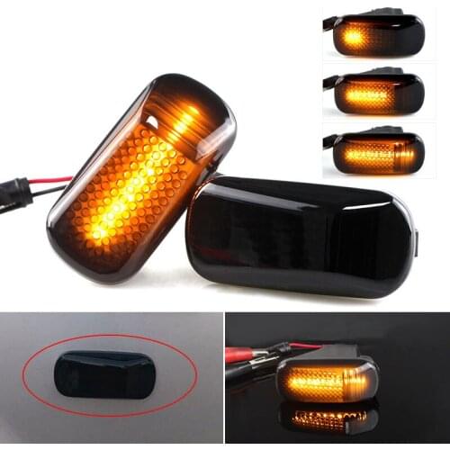 2pcs Led Dynamic Side Marker Turn Signal Light For Honda Stream S2000 CR-V HR-V Civic City Fit Jazz Accord Repeater Signal Light