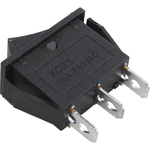 New 5 pcs x AC 10A/250V 15A/125V 3 Pin SPDT ON-OFF-ON 3 Position Boat Rocker Switch